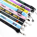 New Product Ideas 2025 Giveaways Black Printed Crossbody Motorbike Accessories Lanyard