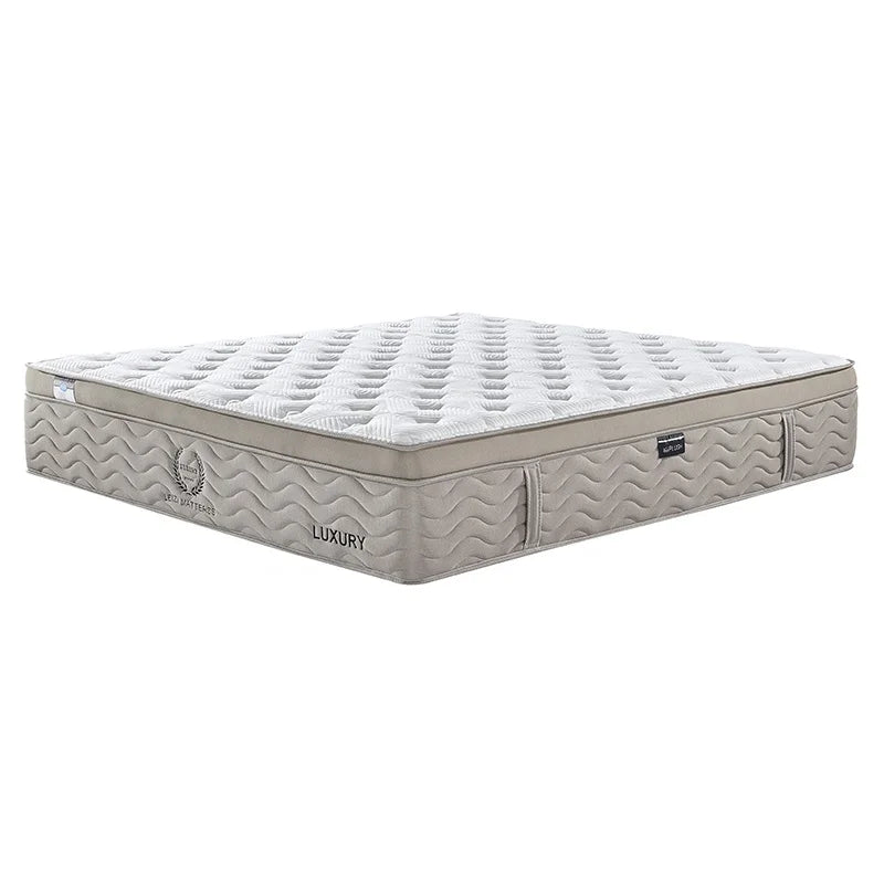 Quality Queen Size 5 Zone Pocket Spring High Density Latex Foam Hybrid Mattress Modern Bedroom Apartment Use