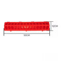 Durable Plastic Bird Automatic Feeder 50cm Long Pigeon / Quail Feeder Trough