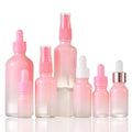 2025 Summer Gradient Fine Mist Liner Perfume Bottle Summer Spray Glass Pink Bottle Wholesale Cosmetic Glass Bottles Dropper