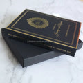 Black Suite Hard Cover Box Design Acrylic Wedding Invitations for Engagement Ceremony