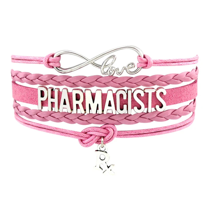 Factory Direct Fashion Charm Bracelets for Physicians Medical Assistants Technicians Researchers Pharmacists Pharm Techs