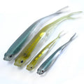 Selco Malambot Na Pain Down Shot Rig Fork Tail Bass Soft Lures Fish Swimbait Holographic 3D Soft Bait Lure