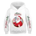 Fitspi Wholesale Christmas Santa Claus Boys Hoodies Christmas Cartoon Sweatshirt Kids Sportswear Merry Christmas Tracksuits