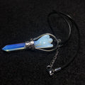Wholesale Stone Carving Opalite Hand Carved Crystal Angel for Pendant
