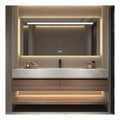 YALIG Modern Design Bathroom Furniture Suspended Wall Mounted Dresser Integrated Bathroom Cabinet