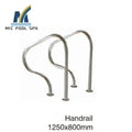 Swimming pool Surrounding equipment stainless steel 304 pair of above ground swimming pool handrails