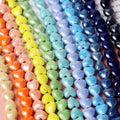 10mm Love Heart Shape Ceramic Mixed Color Beaded DIY Handmade Necklace Bracelet Beads