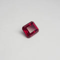 Synthetic Corundum Stone Emerald Cut 5# Red Ruby 5x7mm 10x14mm Gemstone 5A Ruby Stone Emerald Shape