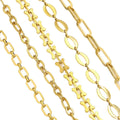 Stainless Steel Jewelry Making Chains Oval Paperclip Soldered DIY Necklace Bracelet Chain for Jewelry Making DIY Craft