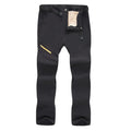 Men's Women's Outdoor Lightweight Mid Waist Quick Dry Breathable Assault Hiking Pants Two-piece Detachable Liner Thick Lamb Wool