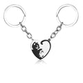 New Design Couple Keychain Creative Friendship Keychain Cartoon Kitten Keychain