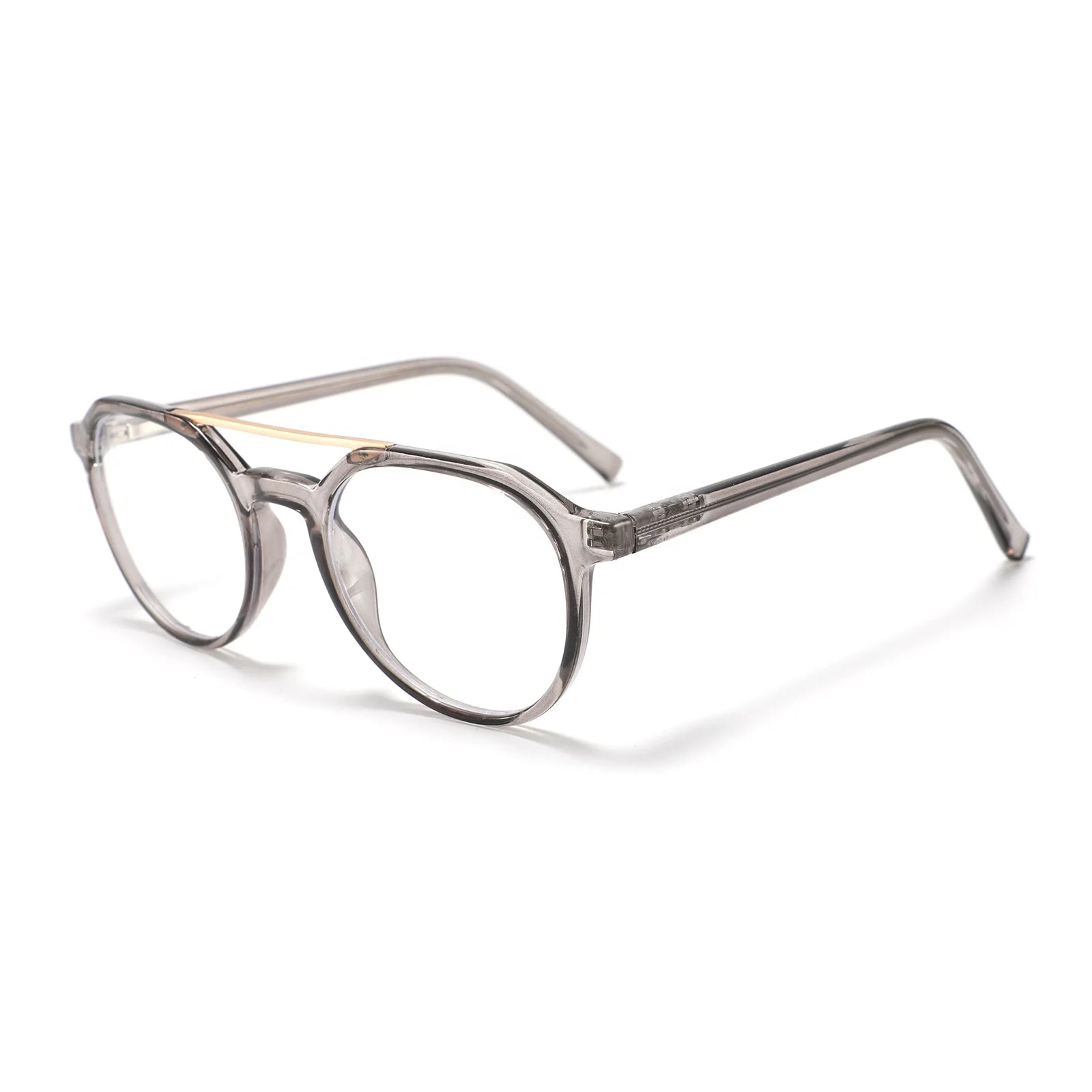 TR90 Anti Blue Light Block Blue Lens Eye Blue Light Glasses Blocking Filter Round Computer Gaming Glasses