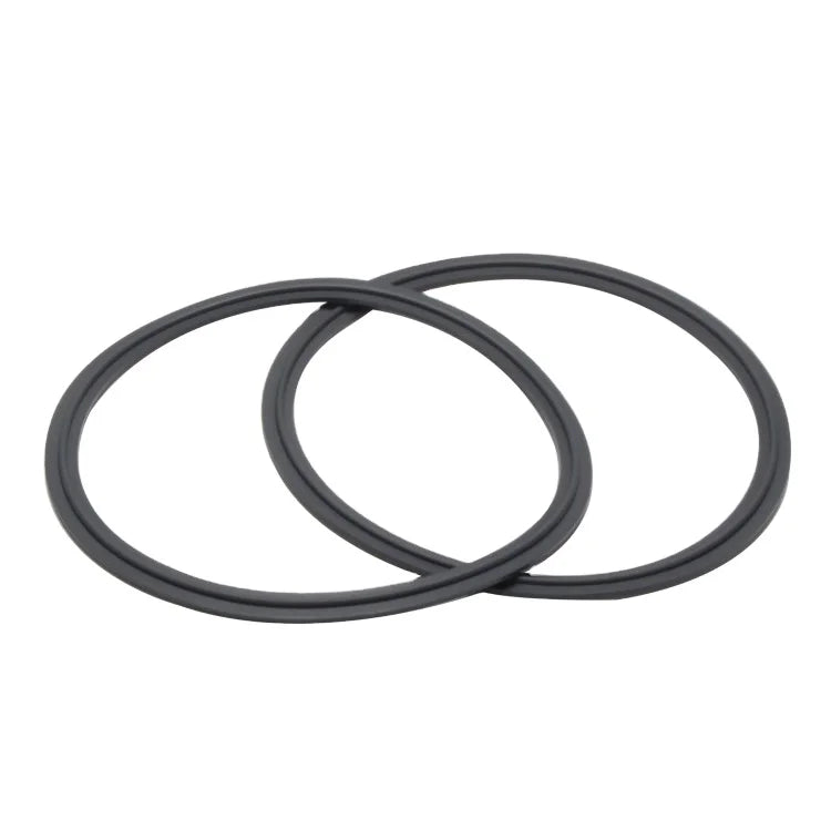 Sanitary Food Grade Black Tri Clamp 2"3"4" 6" EPDM Silicone PTFE NBR Ferrules Sanitary Silicone Gaskets for Closed Loop