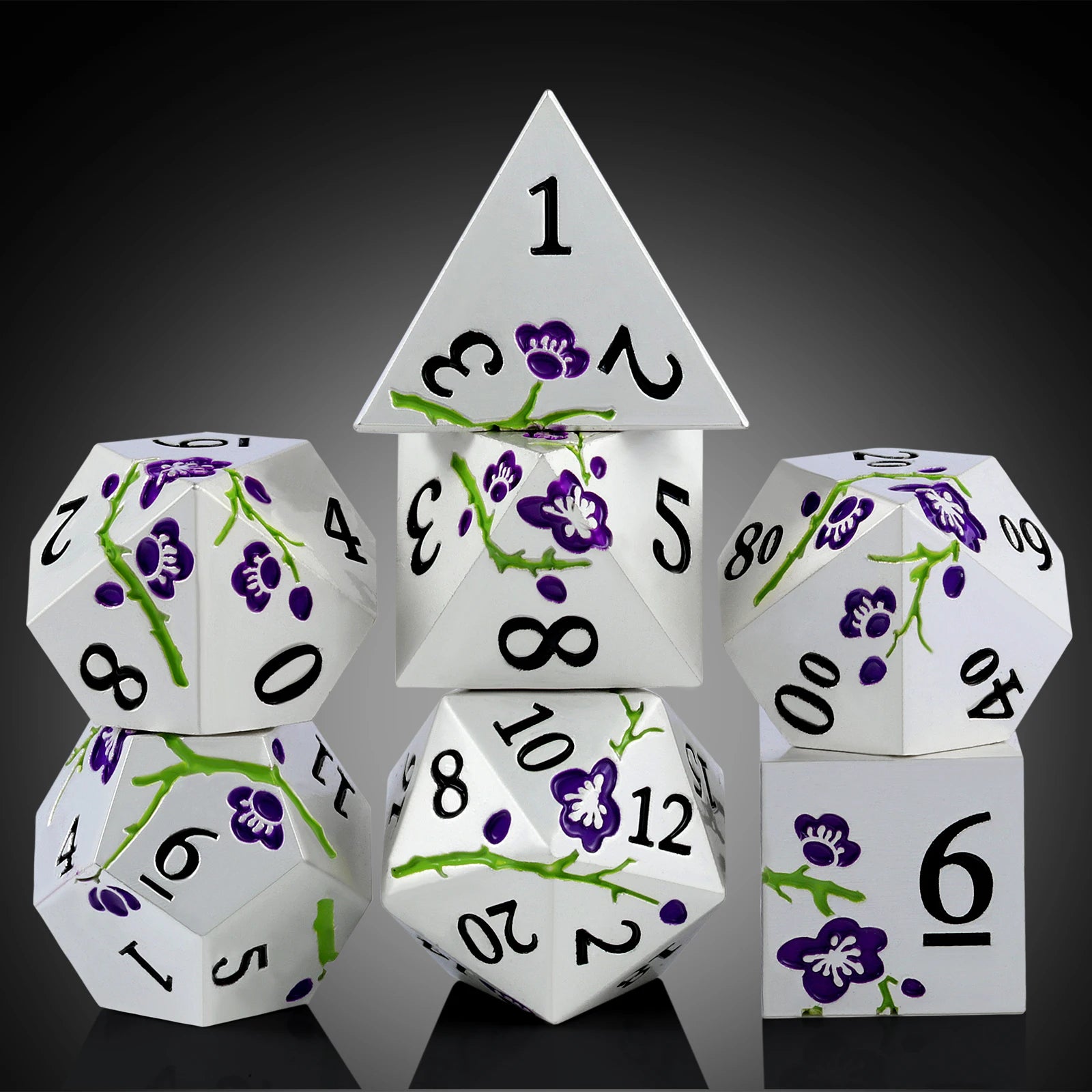 Custom DND Dice Set D&D Polyhedral Dice Metal RPG Dice Game for Dungeon and Dragon