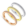 Fashion Women Sterling Silver Ring Set Designer Real Moissanite Zirconia Engagement White Gold 925 Silver Rings