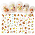 Up to 39 patterns classic cartoons nail art stickers kawaii for kids Girls DIY Nail Design Manicure
