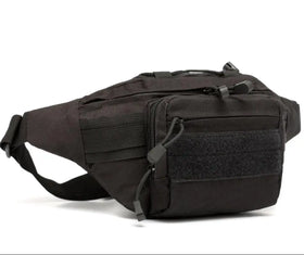 Hot Sale Black Waterproof Tactical Molle Waist Pouch With Molle Webbing Camouflage Color