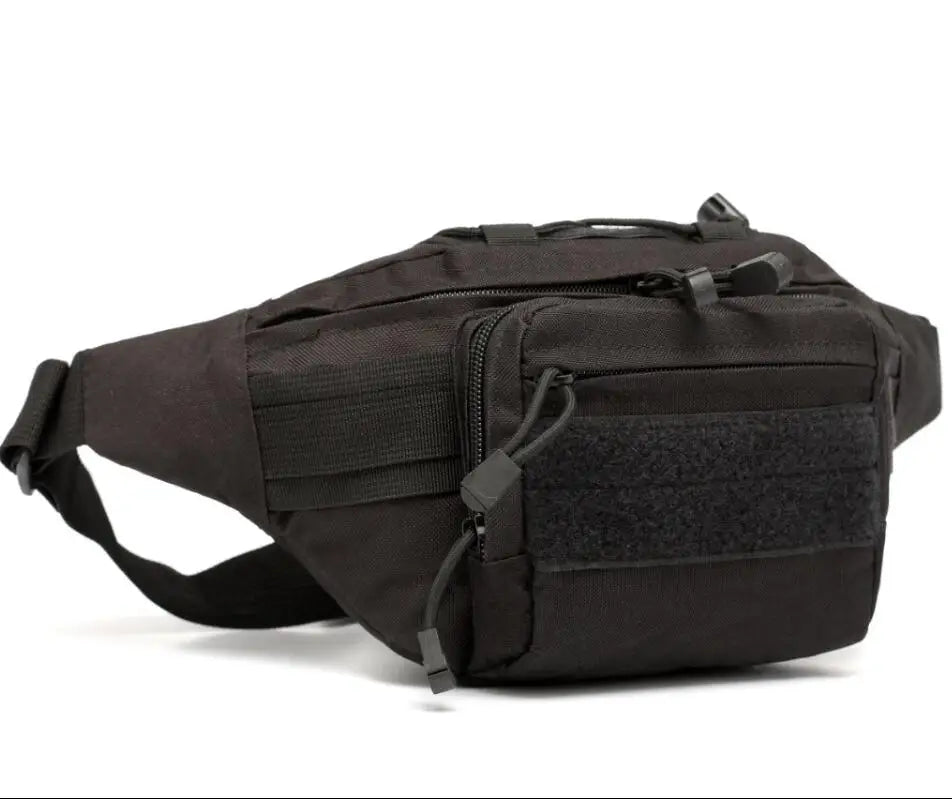 Hot Sale Black Waterproof Tactical Molle Waist Pouch With Molle Webbing Camouflage Color MegaBDM