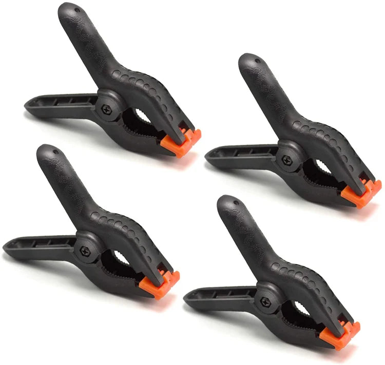 YUHANG Heavy Duty Woodworking Plastics Clips Nylon Spring Clamp 4.5 Inch 2 Inch Capacity 140g