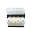 Continuous Ink Supply System (Ciss) for Inkjet Plotter Printer 4+4 Refill Ink Cartridge with Tank