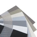 Wholesale Custom Made Rainbow Polyester Textile White Combi Shades Blackout Window Zebra Blind Fabric Made in China