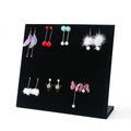 Wholesale Spot Black Velvet L Vertical Stud Display Rack Jewelry Counter Collation Rack Jewelry Collection Props