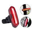 USB Rechargeable IPX6 Waterproof LED Bicycle Taillight ABS PC Material Battery Mountain Bike Rear Light Safety Cycling