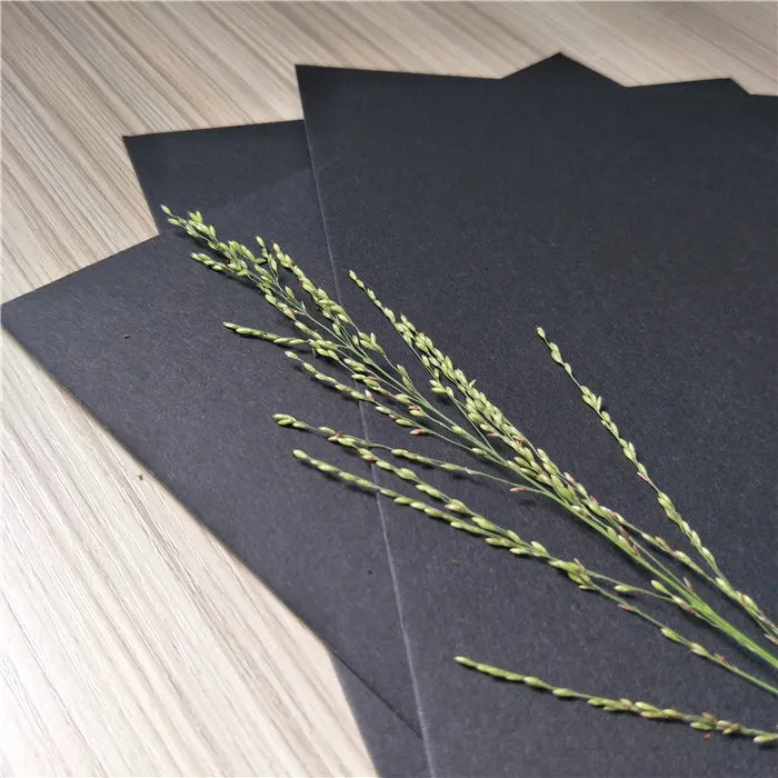 200G/300G/400G Coated Double Side Black Cardboard Craft Paper for Custom Packaging Boxes