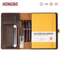 Handmade Custom Unisex A5 Notebook Portfolio Organizer Vintage Faux Leather Bag Business Office School Laptop Genuine PU Leather