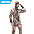 DIVESTAR Custom Logo 3mm 5mm 7mm Neoprene Camouflage Wetsuit Man Open Cell Waterproof Breathable Spearfishing Scuba Wet Suits