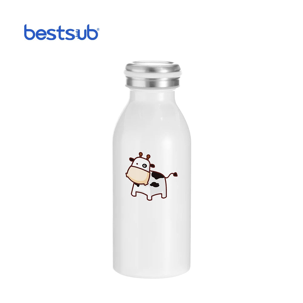 Wholesale Custom 12oz 350ml Sublimation Blanks Stainless Steel Milk Sports Water Bottle