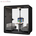 Movable Silence Modular Office Phone Booth Noise Office Booth with Furniture Sofa Office Booths
