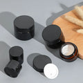 Factory Cheap Price Cosmetic Packaging Cream Jar 30g 50g 100g Empty Storage Amber Brown Glass Cream Bottles Jars