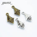 YuenZ Fashion Antique Conch Charms Pendant Bracelets Necklace Jewelry Making Findings Accessories 22*11mm D7113