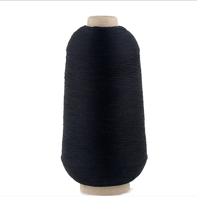 70d 100% Nylon 6 High Tenacity Elastic Sewing Thread for Knitting & Hand Knitting White Black Dyed