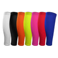 FELE Custom Calf Sleeves Leg Protector Wrap Football Soccer Shin Guard Solid Color Compression Calf Leg Sleeves