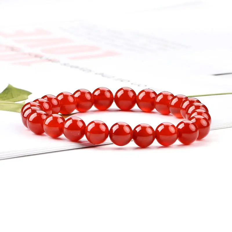 Natural Stone 8mm 7a Beads Red Carnelian Healing Crystal Stone Beads for Jewelry Beads Round Bracelet