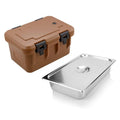 GN Pan Included Top Loading Portable Thermal Box Delivery Cabinet Transport Container Insulated Food Carrier