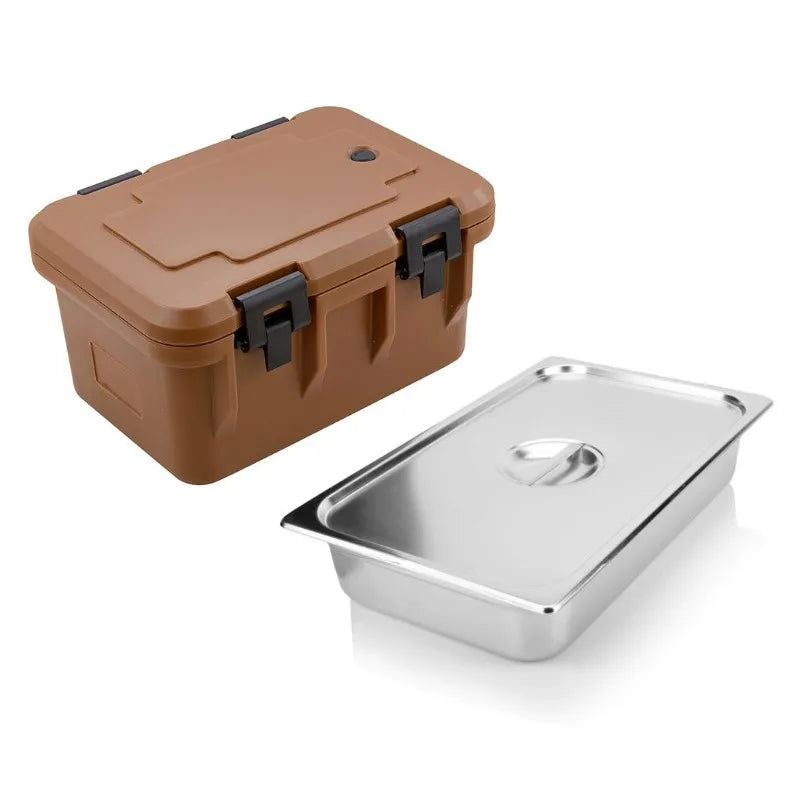 GN Pan Included Top Loading Portable Thermal Box Delivery Cabinet Transport Container Insulated Food Carrier