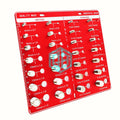 Mechanic Thread Checker Kit 14 Standard & 14 Metric Sizes Bolt Sizing Gauge Tool For Auto Equipment Repair Workshop