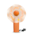 Programmable Input LED Light Cooling Fan Custom Logo Gadget for Wedding Valentine's Day & New Year Promotion Use