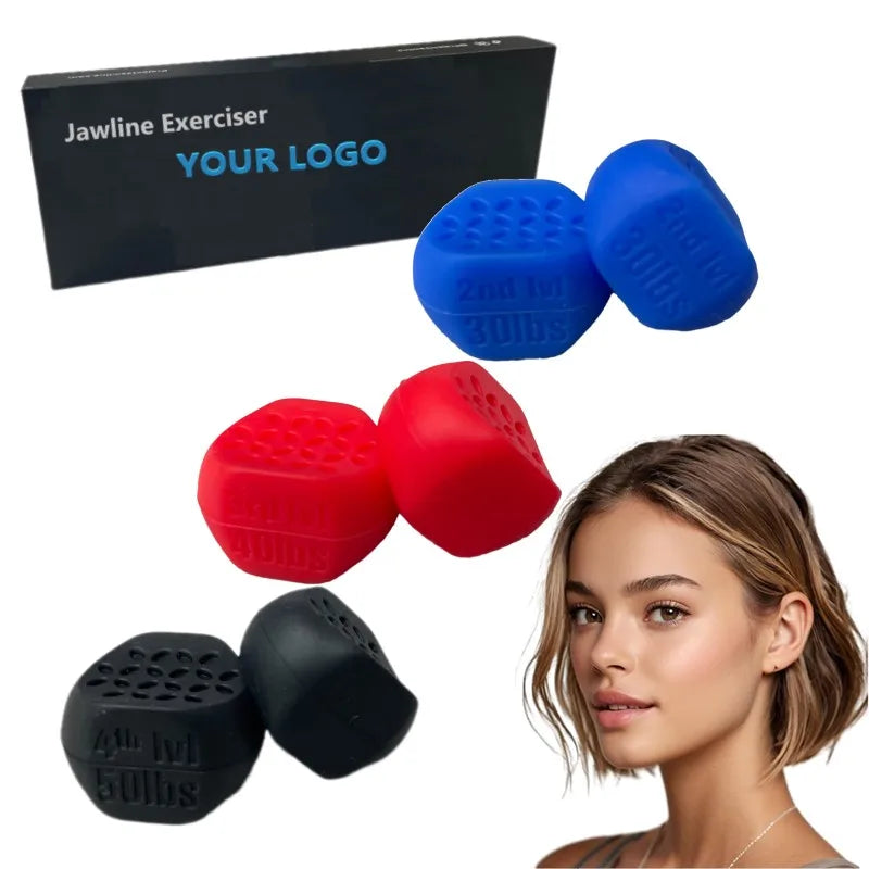 Private Label Jawline Trainerfitness Facial Jawline Ball Fitness Chisell Jawline Exercise Ball.fitness