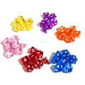 Transparent in Stock Polyhedral TRPG Colored DND 7 Pcs Per Set Jelly clear Custom 20 Sided Plastic Game Dice