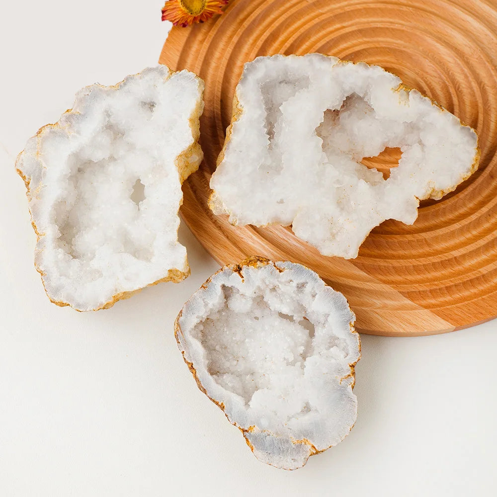 Wholesale Natural Raw Stone Druzy Bulk Crystals Large Agate Slices Geode Crystal Crafts Decor