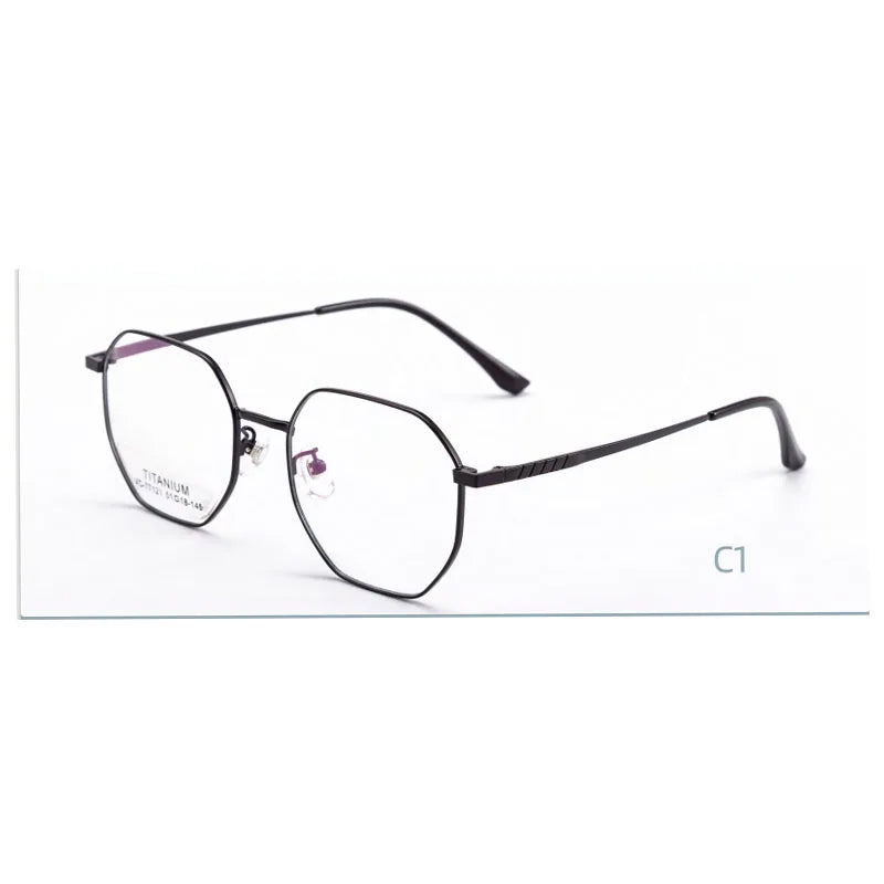 VC-7712 New Arrival Fashion Retro Metal Optical Frames Classic Glasses Non-magnetic Titanium Eyewear Spectacle