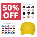50% off Manufacturer Custom Embroidery Logo Gorra Blank Sport Golf Cap Upf 50 Polyester Cheap Baseball Cap