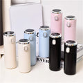 400ml Smart Thermo Temperature Display Reminder Termos Vacuum Insulation Stainless Steel Smart Water Bottle