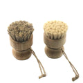 Custom Logo Bamboo Coconut Sisal Cleaning Dish Bottle Pot Brush Natural Wood Scrub BrushWooden Handle Cleaning Brush Set