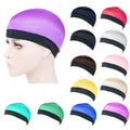 Men's Silk Satin Wave Cap Silky Durag Headwrap Hair Waves Custom Hats Logo Embroidery